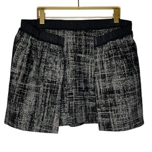 Milly Tweed Mini Skirt with Metallic Detail